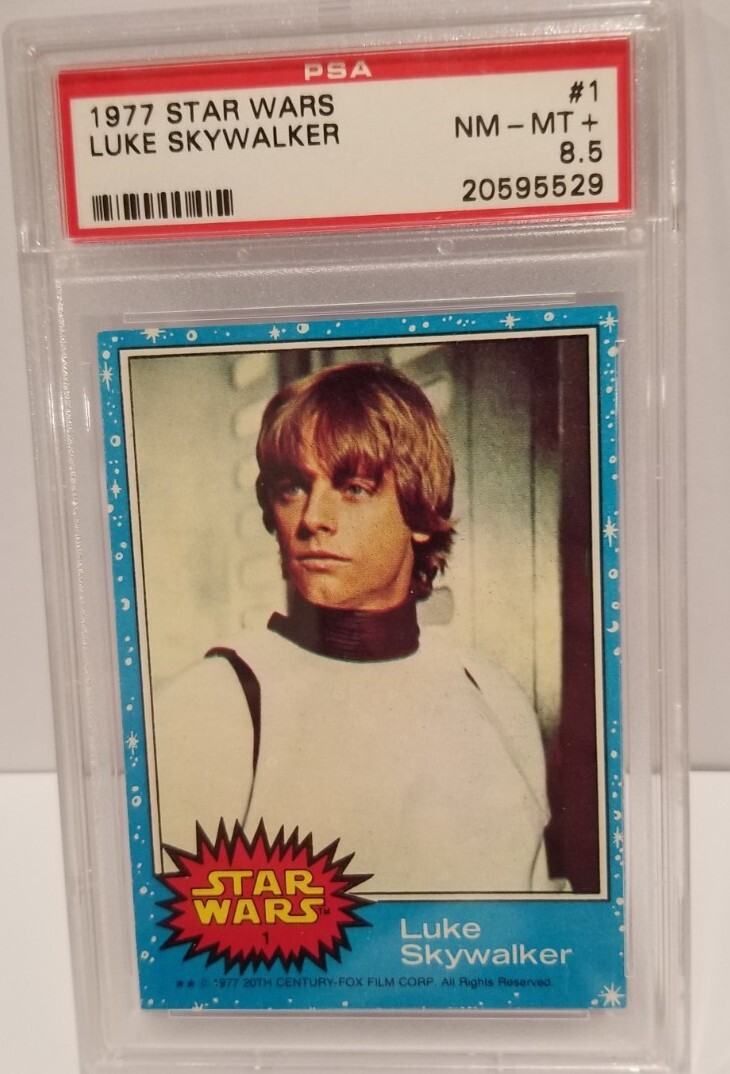 1977 Topps Star Wars Luke Skywalker PSA 8.5 NM-MT+ #1