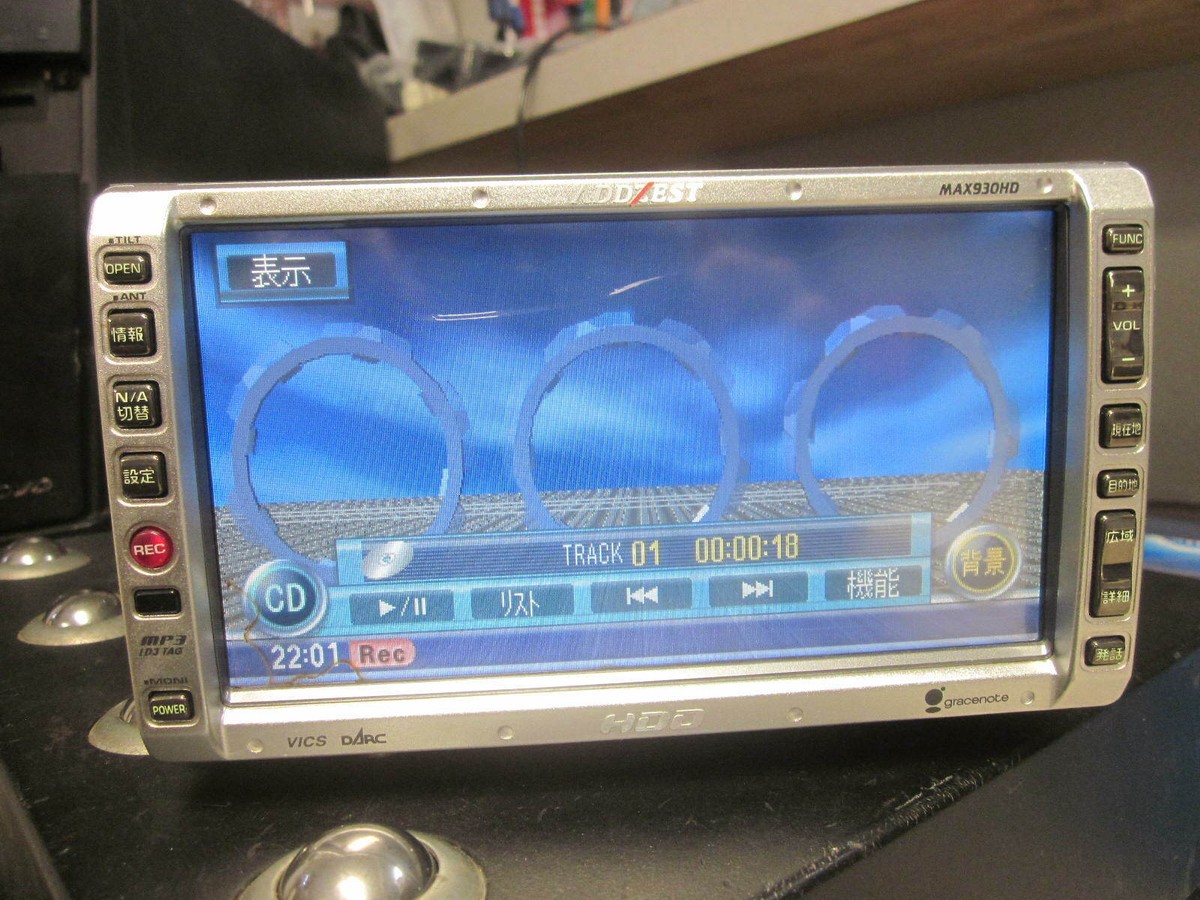 Addzest JDM MDLP MiniDisc CD AM FM DVD Memory Stick HDD Navigation