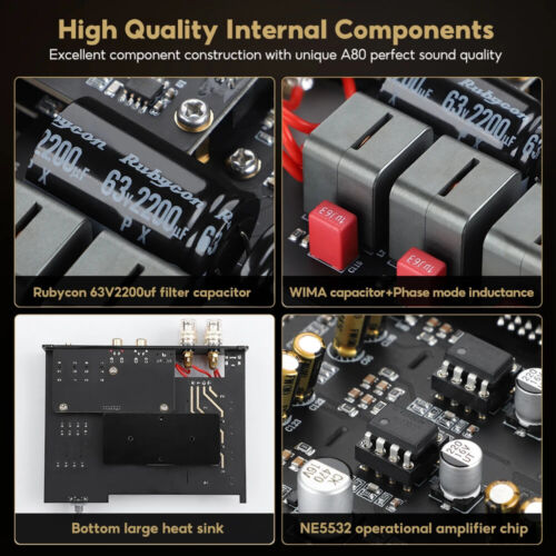 Heimverstärker Bluetooth Stereo Power 300Wx2 Hifi Electronic UV Digital Amp - Bild 19 von 30