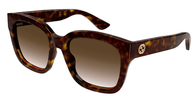 New Authentic Gucci Havana Sunglasses Unisex NEW GUCCI GG1502S 002 HAVANA BROWN UNISEX SQUARE SUNGLASSES  main image 3