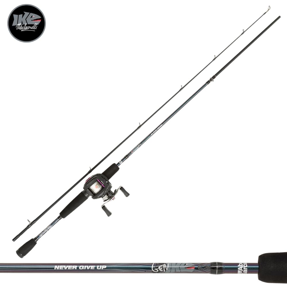 ABU GARCIA GEN IKE Low Profile Lefthanded Baitcasting Combo 
