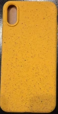 Pela iPhone X/XS Case – Yellow Sparkle – Eco-Friendly, Free Shipping, Sale!