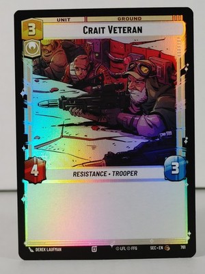 Crait Veteran  - Foil  STAR WARS UNLIMITED  Secrets of Power  #761