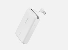 WHITE - BELKIN 10000MAH 20W USB C POWER BANK, PORTABLE CHARGER, BPB021