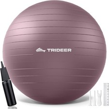 Trideer Yoga Ball - Exercise XL 27-30ines/68-75cm , Rosy Morning Glow