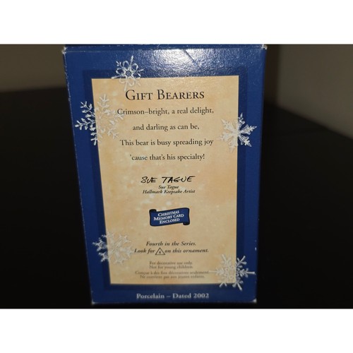 2002 Gift Bearers #4 Hallmark Keepsake Christmas Ornament - Picture 2 of 3