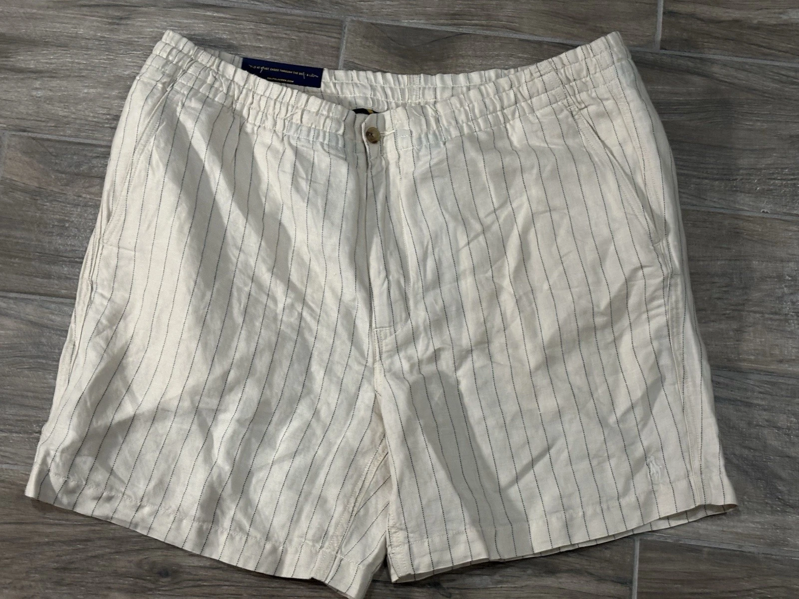 Polo Ralph Lauren Men's XL Stretch Classic-Fit Seersucker Shorts New