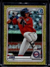 2020 Bowman Royce Lewis Chrome Prospects Mojo Refractor Gold #/50 Twins