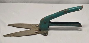 Wiss Quick-Trim No.801 Shears,5in Steel Blades,Green Handle,Garden,Vintage,Weeds