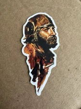 Oddball!! Donald Sutherland Kelly’s Heroes Sticker, Negative Waves! Beatnik WWII