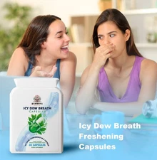 Stop Bad Breath, Clean Mouth, Fresh Breath, 24 Hour Freshness Support 30 Capsule