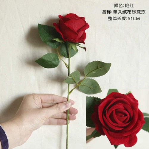 Artificial Flowers Fake Rose Bouquet Vases Home Decoration Accessories Wedding P - 第 29/42 張圖片