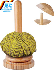 Wollknäuelhalter Holz, Garnhalter Für Knotenfreies, Wollabwickler Mit Kugellager