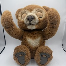 FurReal Cubby The Curious Bear Interactive Animatronic Talking Plush Toy WORKING