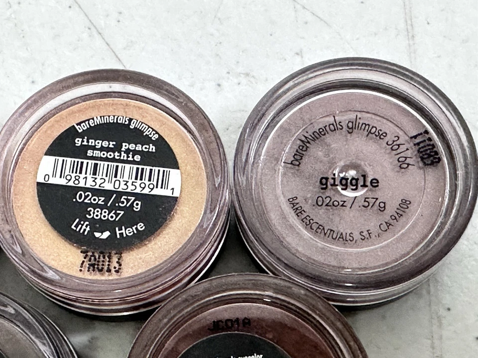 BareMinerals Lot Of 5 Loose Mineral Eye Color Diamond Glimpse Rare Shades Discon - Image 4 of 4