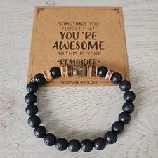 You're Awesome Expandable Beaded Bracelet