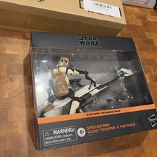 Star Wars Black Series Speeder Bike Scout Trooper & The Child
