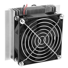 12V Semiconductor Refrigeration Thermoelectric Peltier Cold Plate Cooler W/ Fan♫