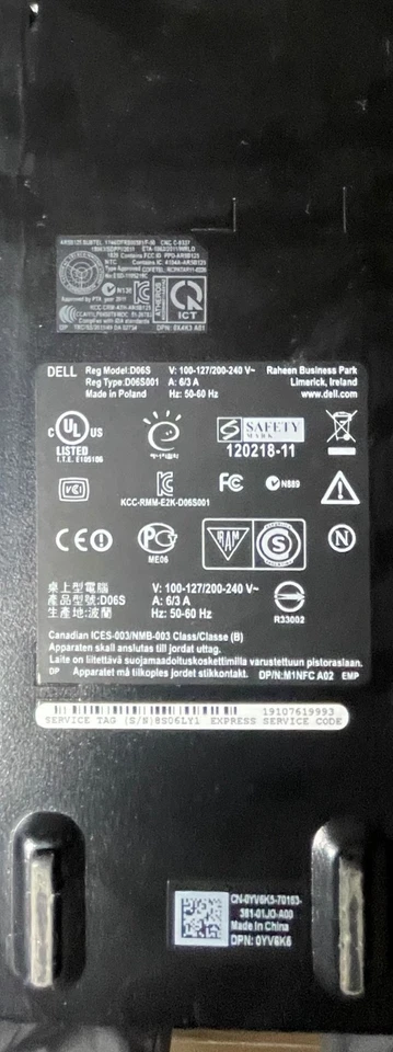 Dell Vostro 270s  | Intel i3-3240 | 12GB RAM | SSD 480GB | Windows 10 Pro | H - Immagine 3 di 3