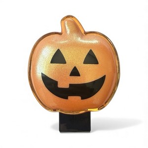 Bath & Body Works ORANGE PUMPKIN JACK-O- LANTERN Glow Wallflower Plug Halloween