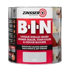 2.5L Zinsser BIN Shellac Based Primer - Grey