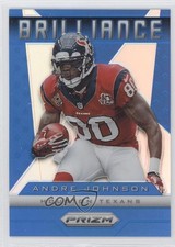 2013 Panini Prizm Brilliance Wal-Mart Blue Prizm Andre Johnson #18 HOF h8k