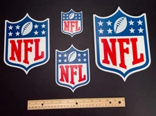 NFL Logo Sign, w Hanger Holes, 4", 6", 8", 10", Wall Art, Decor, Mount, 3D Print