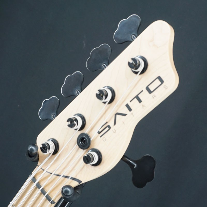 ベース SAITO GUITARS S-521B Electric Bass Guitar SAITO Guitars S-521b gig case 5 String
