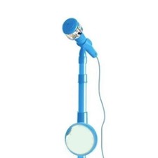 Children Microphone With Stand Lightweight Singing Fun For Kids Blue EECT KOYH
