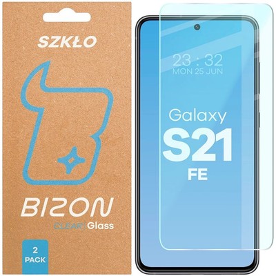 Bizon Glas Klar Duo Samsung Galaxy S21 FE [2 PACK]