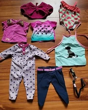 Our Generation 18" Doll clothes lot eight. 