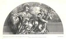 After Cornelis Bloemaer (1603-1692) - 19th Century Engraving, Classical Figures