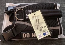 OneTigris Dog Harness Vest Size M Black Tactical No Pull Reflective New