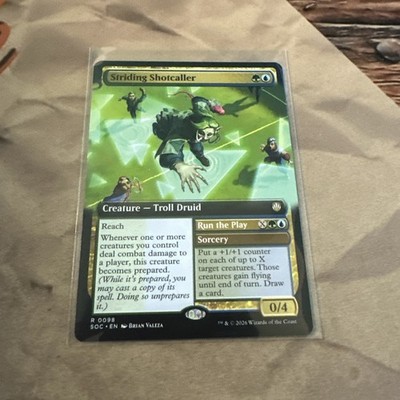 Striding Shotcaller (Extended Art) (R) #98 SOC MTG NM
