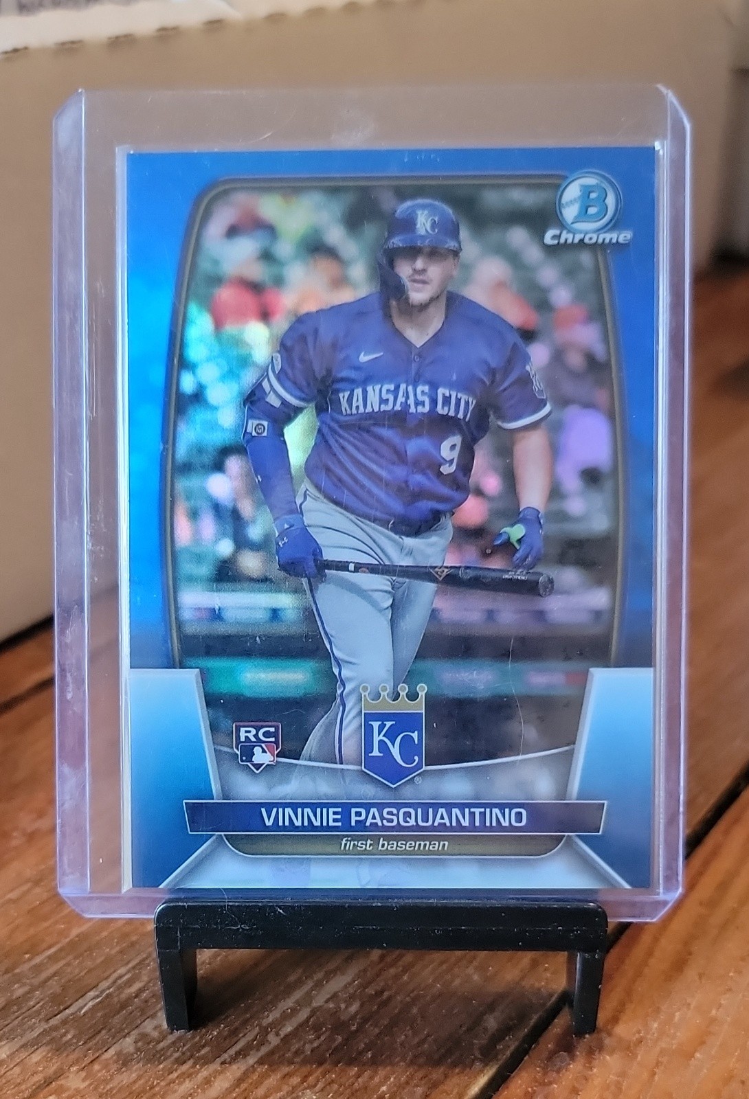 2023 Bowman Chrome - Vinnie Pasquantino #91 Blue Refractor /150 (RC)