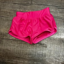 Cat Jack Girls Athletic Shorts Hot Pink Elastic Waist Size XS 4 5