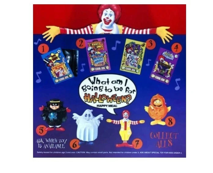 Halloween (McDonald's Characters in Costume) 1995 McDonald 's