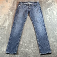7 For All Mankind Women's Jeans Roxanne Size 27 Straight Leg Low Rise