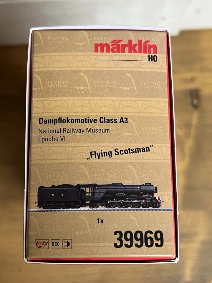 Märklin 39969 H0 Flying Scotsman 502 & 103 MFX Sound NEU unbenutzt in OVP - Bild 3 von 4
