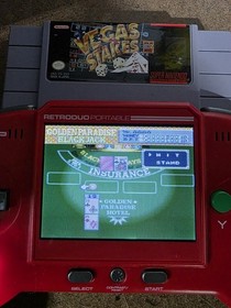 RetroDuo Portable Handheld Video Game Console - For Parts Dead Battery READ!