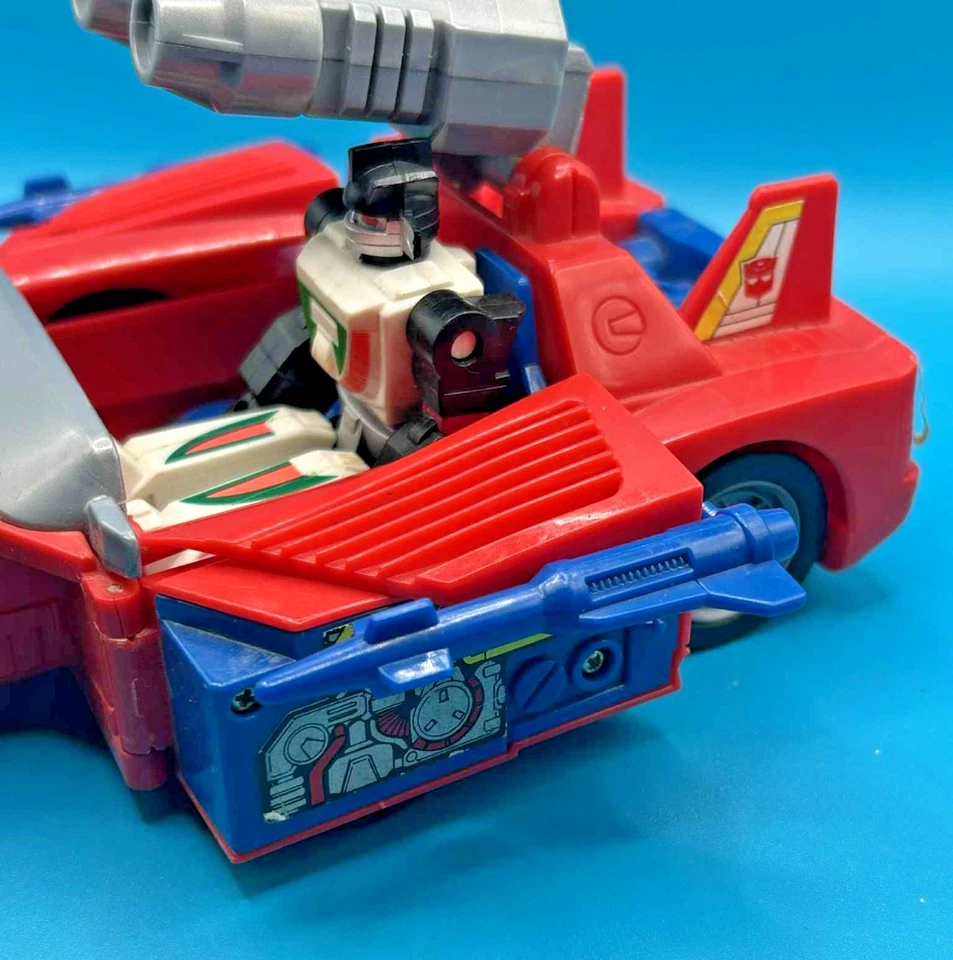 Transformers G1 1989 TURBO CAR wheeljack veículo conjunto action master - Imagem 4 de 4