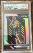 Michael Porter Jr Silver Prizm Card Prices | Michael Porter Jr
