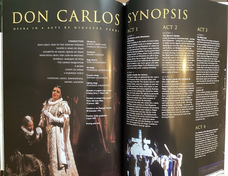 The Kirov Opera - Tribute To Verdi - ROH London Colour Brochure Programme 2001 - Image 4 of 4
