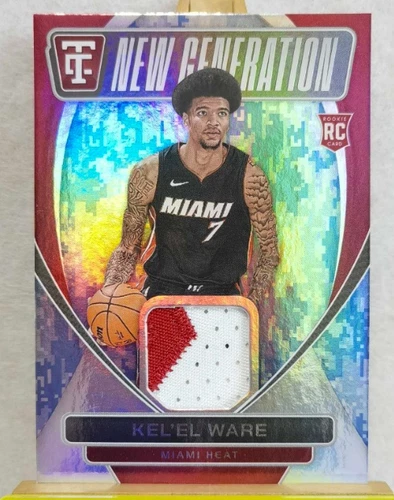 Kel'el Ware 2024-25 Panini Totally Certified 32/35 Patch Camo New Generation RC