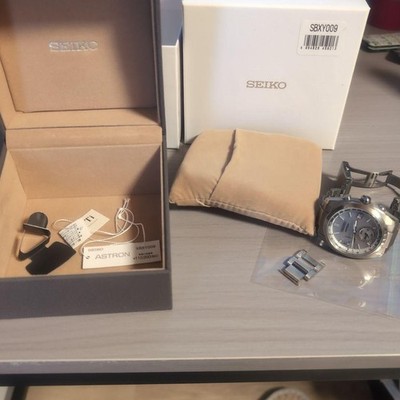 Seiko ASTRON Armbanduhr Titan Silber Timepiece Authentic Limited Edition