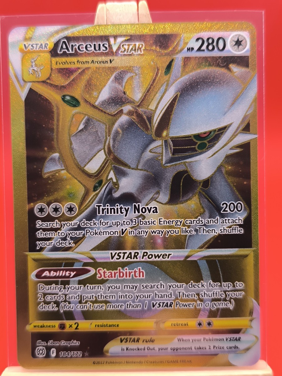 how much is a arceus vstar pokemon card worth Amazon.com: Arceus VSTAR - 176/172 main image 1