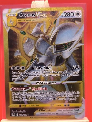 Arceus VSTAR 184/172 Brilliant Stars Gold Secret Rare Pokemon Card | eBay Arceus VSTAR 184/172 Brilliant Stars Gold Secret Rare Pokemon Card | eBay
