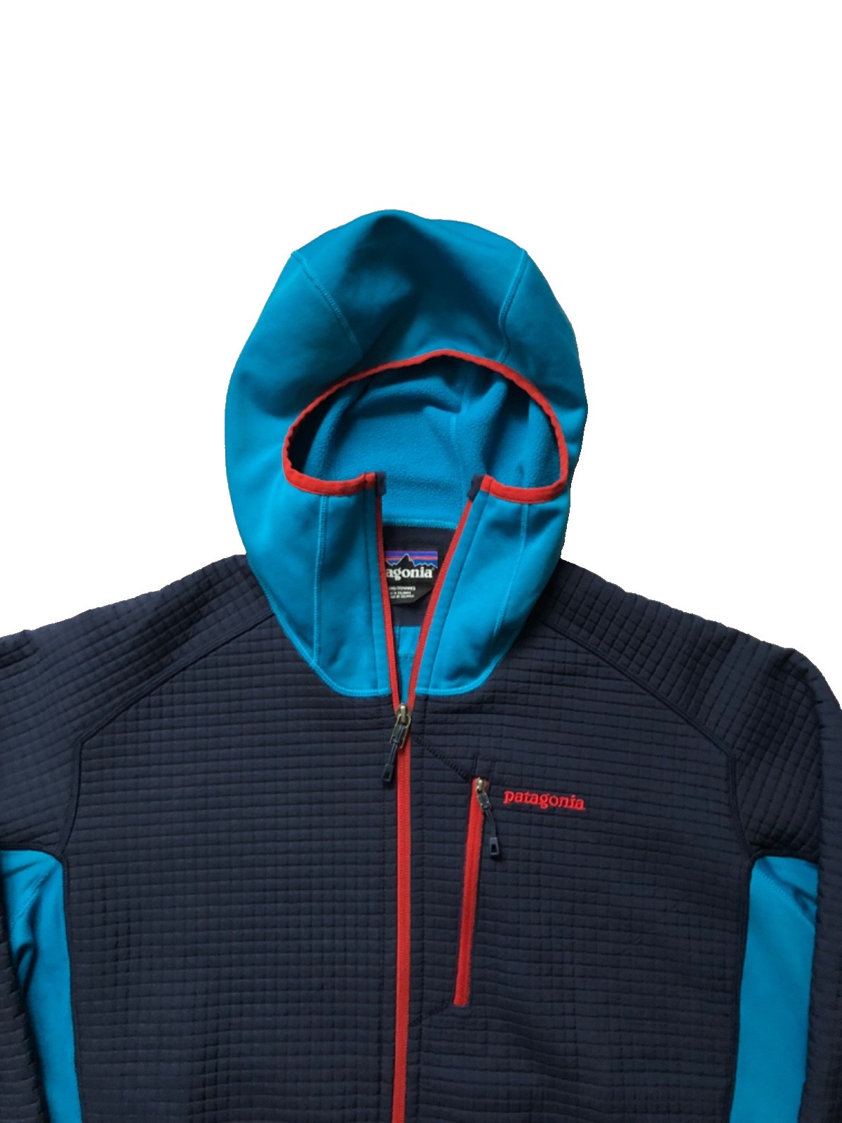 Patagonia Men's Dual Aspect Hoody Jacket Blue Size L Polartec Outdoor Gorpcore thumbnail 3