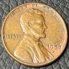 1957-D Lincoln Cent • AU+ Almost Uncirculated • Denver Mint • Semi-Key 1C