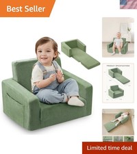 Silla para niños pequeños y pequeños, sofás suaves 2 en 1 para niños pequeños que se despliegan, sillas para niños pequeños...